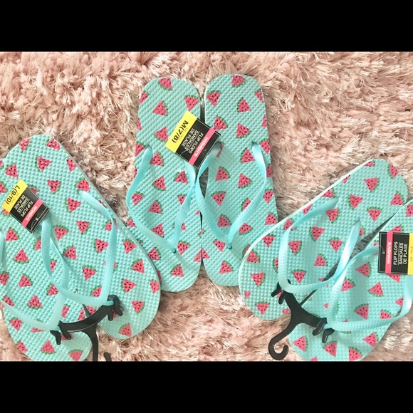 🍉Blue Watermelon 🍉 Beach / Pool FLIP FLOPS NWT🏷 - Picture 6 of 8